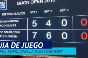 Cantidad de partidos en un set de pádel. Cantidad de partidos en un set de pádel.