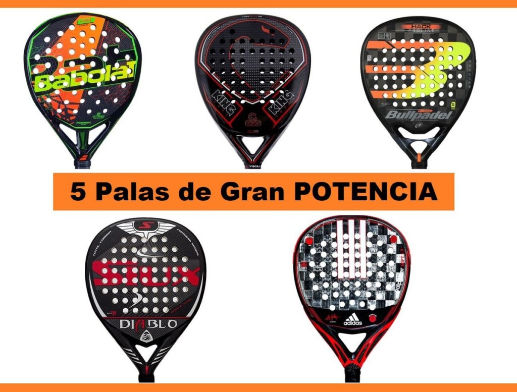 Las palas de pádel con mayor potencia de golpeo las palas de padel con mayor potencia de golpeo